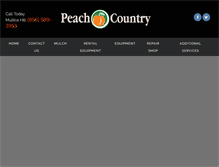 Tablet Screenshot of peachcountrytractor.com